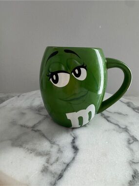 M&M'S Green World Character Face Ceramic Mug